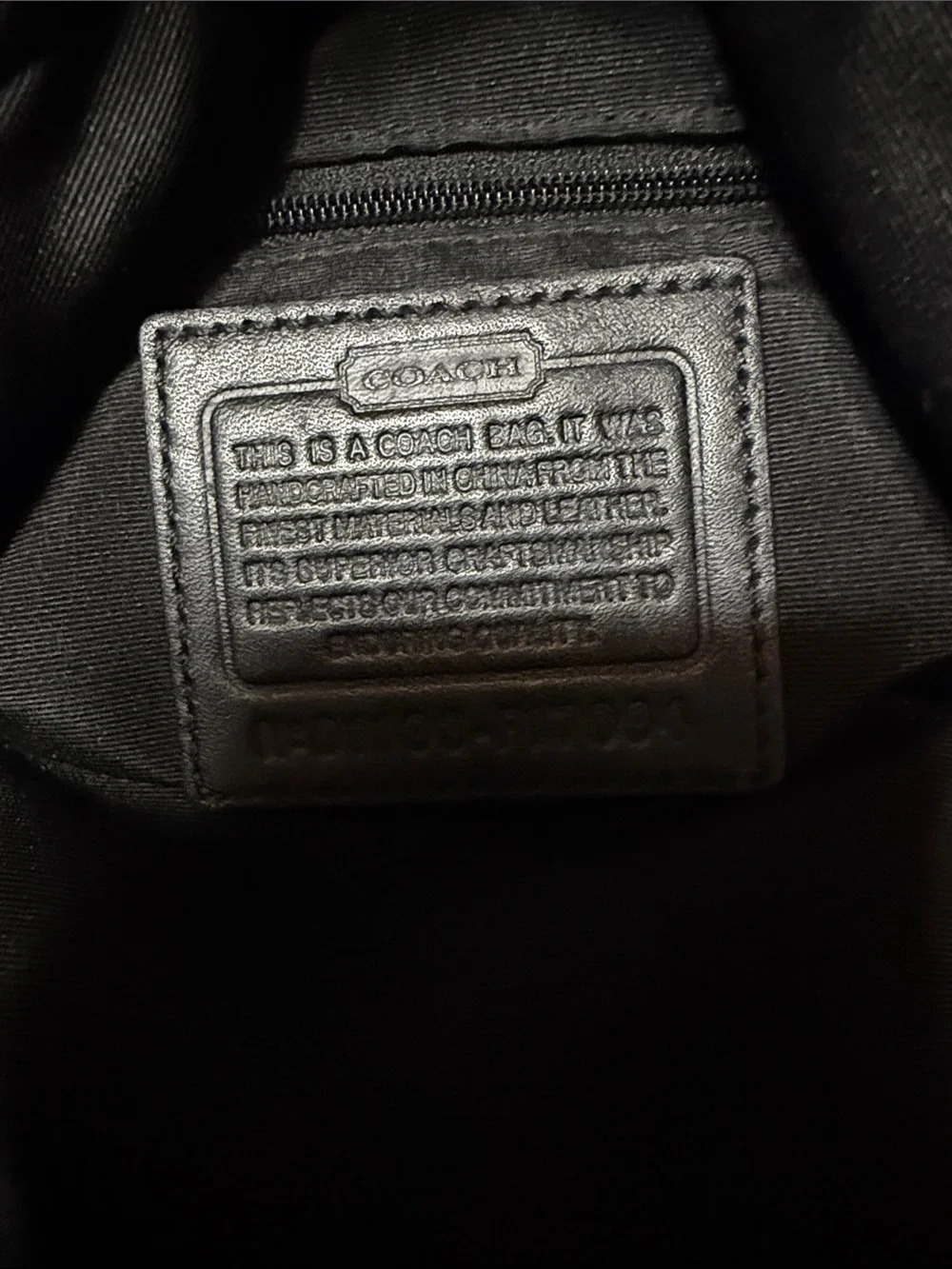 Y2K Vtg Coach Black Signature Soho Hobo Canvas and Leather